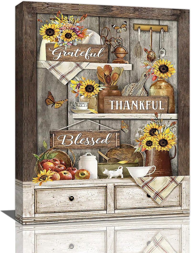 Tijuboni Farmhouse Kitchen Canvas Wall Art - Image 1