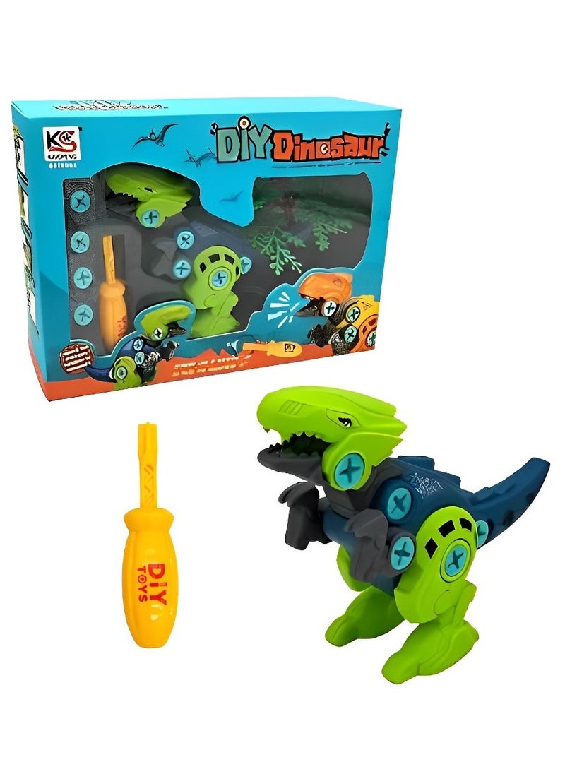 Generic - Dinosaur Construction Early Learning Toys Kit, Design for Can Take Apart & Assembled with Realistic Simulation Design, Set Come with Screwdriver & Velociraptor Dinosaur Assembly, Amazing Toy Gift - Image 1