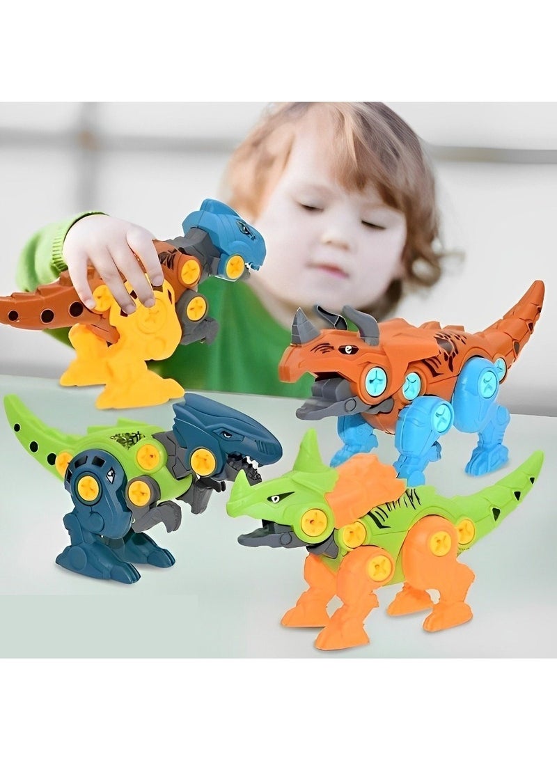 Generic - Dinosaur Construction Early Learning Toys Kit, Design for Can Take Apart & Assembled with Realistic Simulation Design, Set Come with Screwdriver & Velociraptor Dinosaur Assembly, Amazing Toy Gift - Image 1