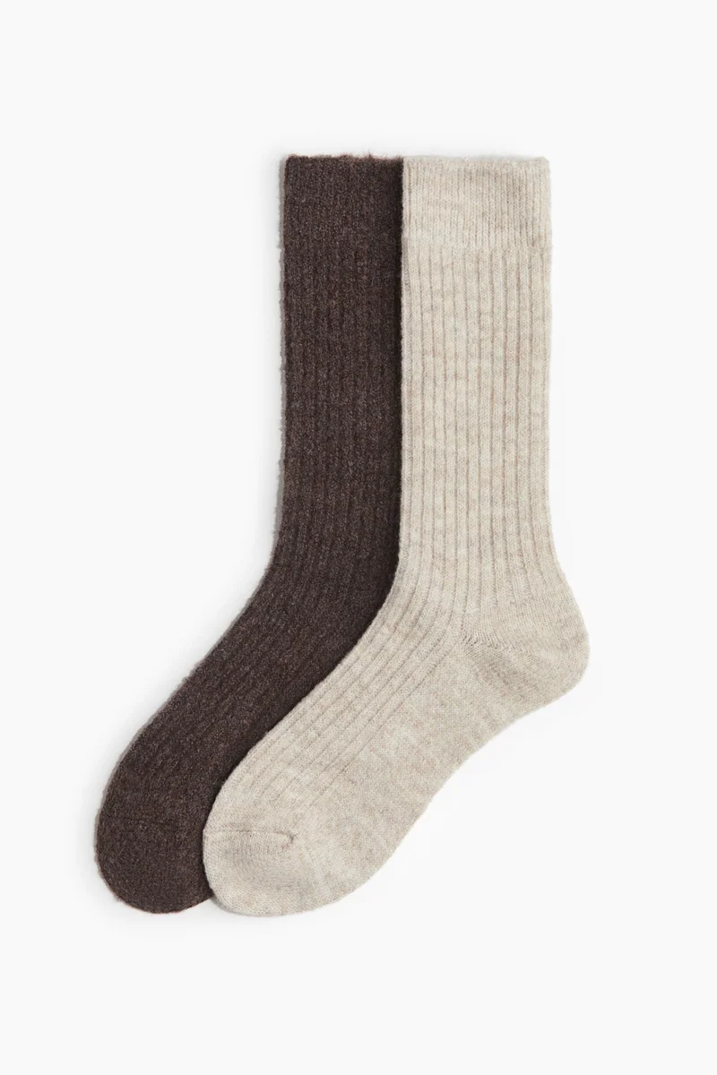 H&M 2-pack wool-blend socks