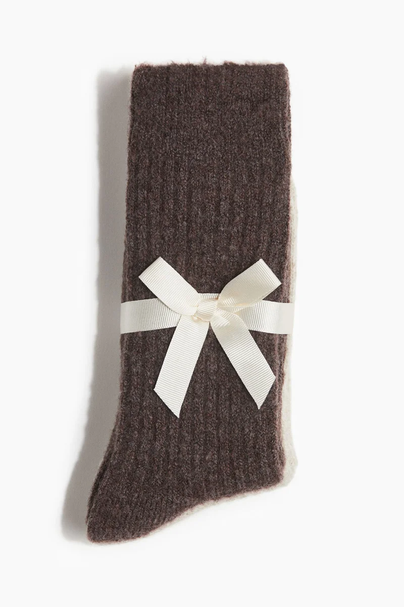 H&M 2-pack wool-blend socks