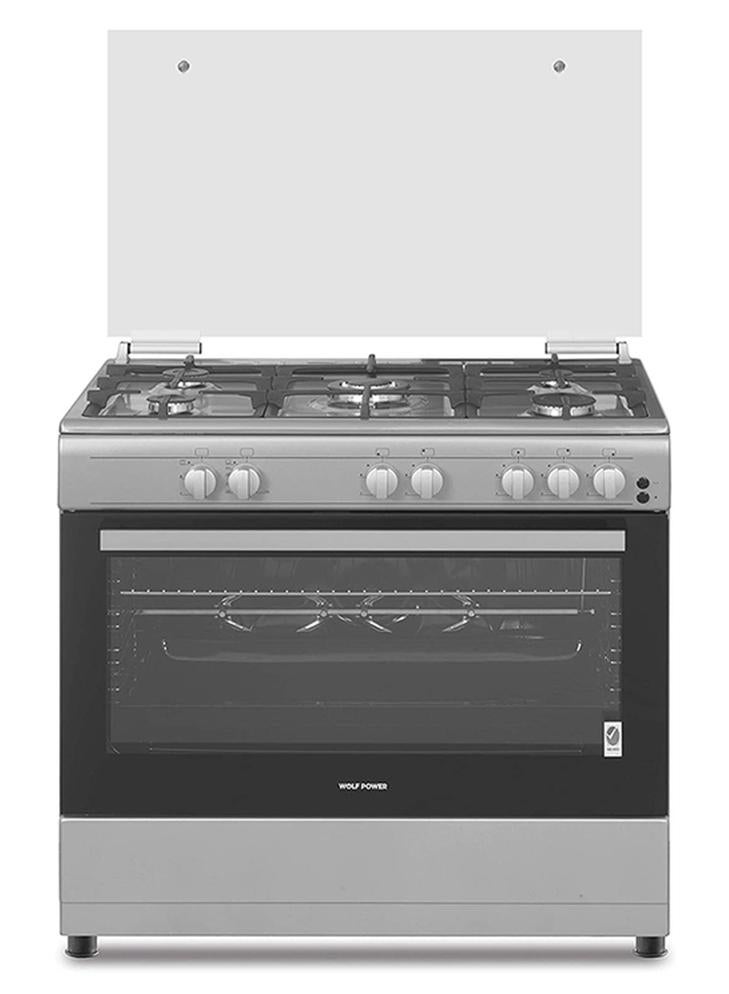 Wolf Power 5 Burner Gas Cooker 60 x 90 cm  ,1 year Warranty - Image 1