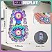 Chilvil Easter Basket Stuffer for Teens Boys Metal Fidget Spinner Toys for Adults Figette Bike Chain Roller Cool Gadgets ADHD Anxiety Stress Relief Items Figet Desk Offices EDC Men RainbowSilver - Image 4
