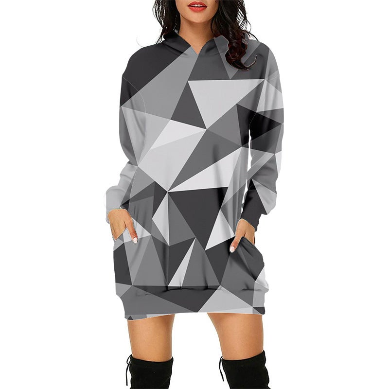 Spring New Export Custom Fashion Printed Women'S Hoodie Loose And Comfortable Casual Long-Sleeved Hoodie For Women - Image 1