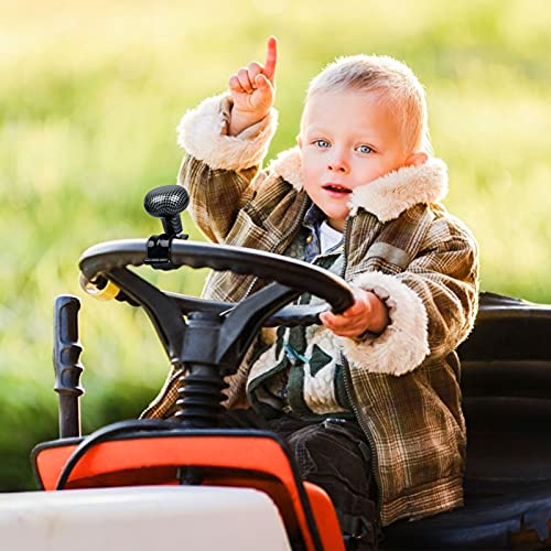 Adasea 3 Pcs Premium Power Handles Woodgrain Steering Spinner Booster Easy Turn Ball Knob for Vehicles Car Truck Van Forklift Mower Tractor - Image 4