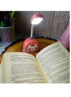LED Desk Lamp with Multi-Color Light – Rechargeable & Adjustable