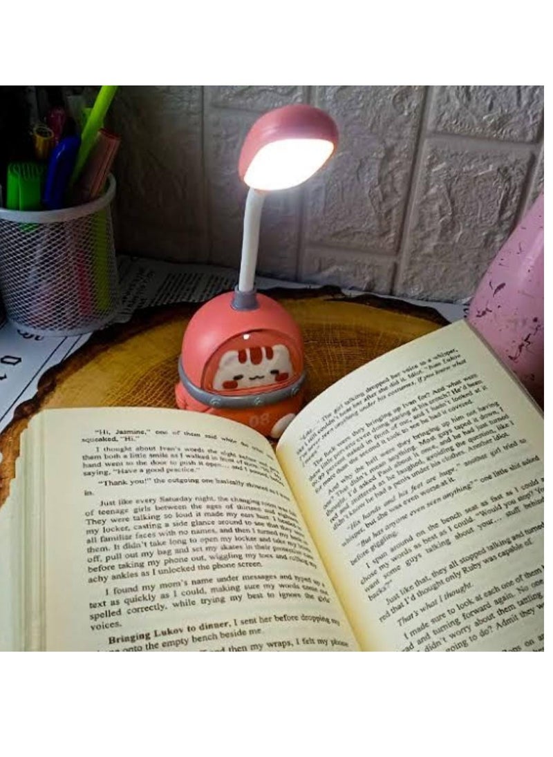 Generic - LED Desk Lamp with Multi-Color Light – Rechargeable & Adjustable - Image 1