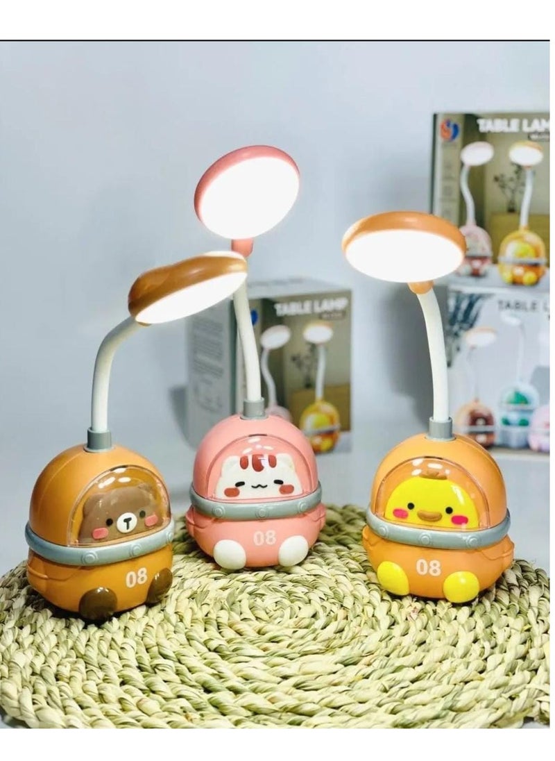 Generic - LED Desk Lamp with Multi-Color Light – Rechargeable & Adjustable - Image 1