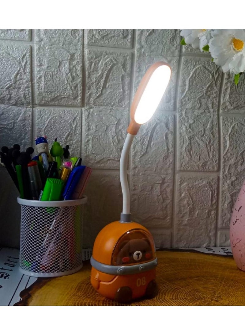Generic - LED Desk Lamp with Multi-Color Light – Rechargeable & Adjustable - Image 1