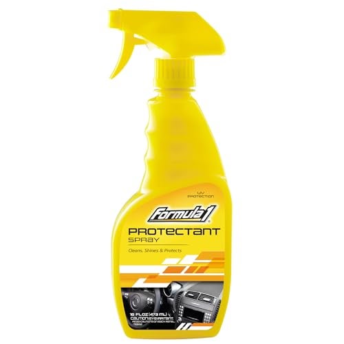 Formula 1 Interior Detailing Protectant Spray, Car Interior Cleaner with UV Protection, Non Greasy Formula, Safe for Vinyl, Rubber, Plastic, & Dashboard - 16oz - Image 1