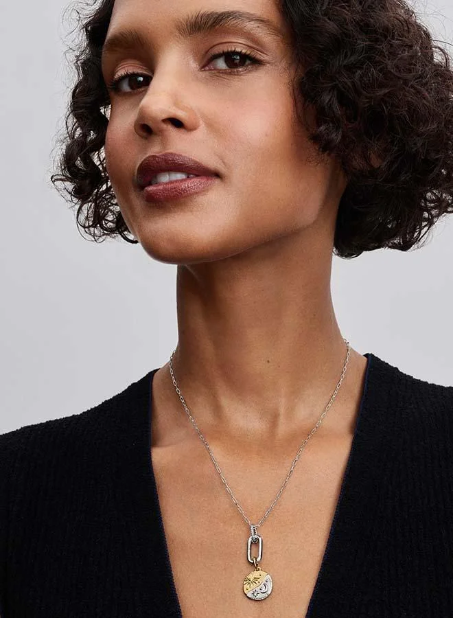 Pandora Silver Openable Link Pendant Necklace for Women | Best Price UAE