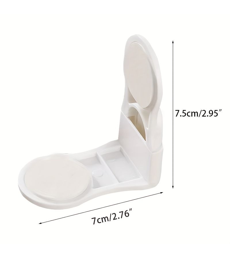 White 5PCS Baby Safety Drawer Lock Anti Pinch Cabinet Latch Child Proof - Image 2