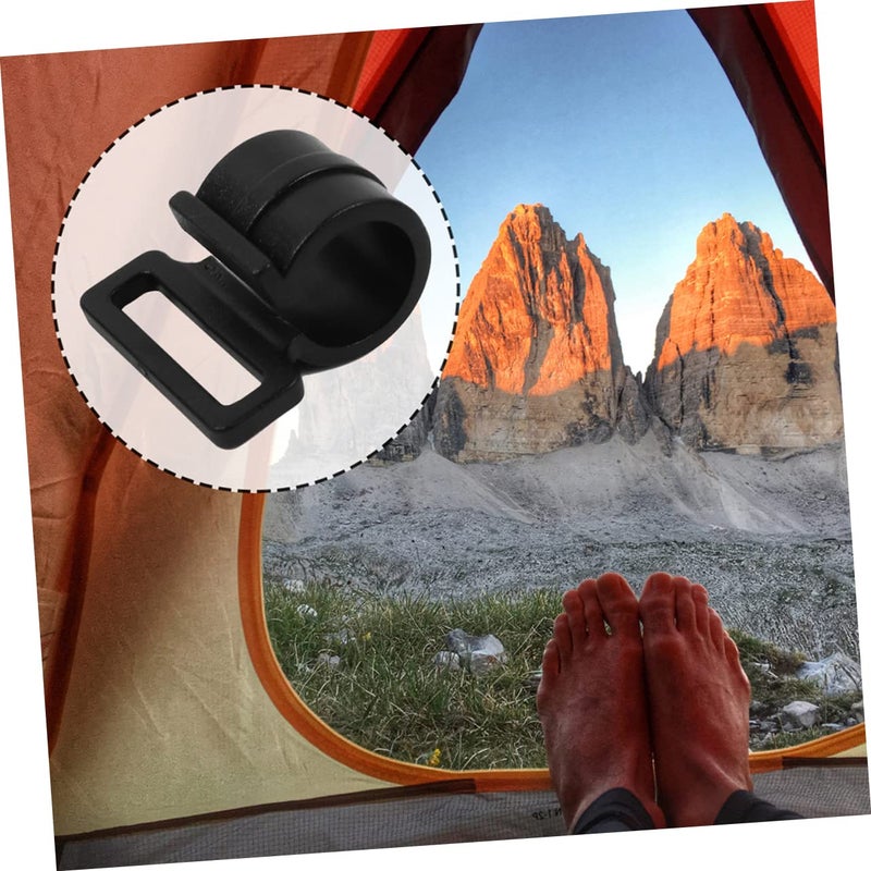Heavy Duty 30 Pcs Tent Pole Connecting Hooks Awning Clips for Camping Outdoor Activities - Image 4