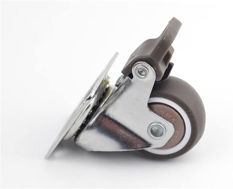Universal TPE Super Mute Caster Wheels Set Of 4 For Furniture Hardware 1 0 Inch - Image 3