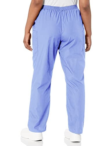 Cherokee Women's Plus Workwear Elastic Waist Cargo Scrubs Pant, Navy, XXX-Large Petite - Image 2