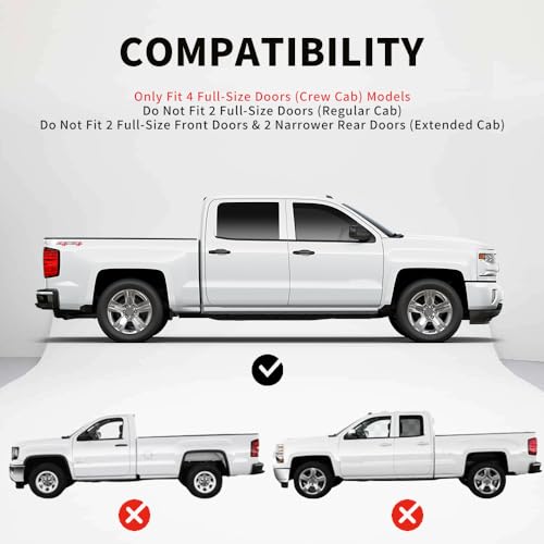 MAXDOM LLC MAXDOM Under Seat Storage Fit for (2007-2018) Chevy Silverado 1500/GMC Sierra 1500 (2007-2019) 2500HD 3500HD Crew Cab Rear Underseat Organizer Box - Image 2