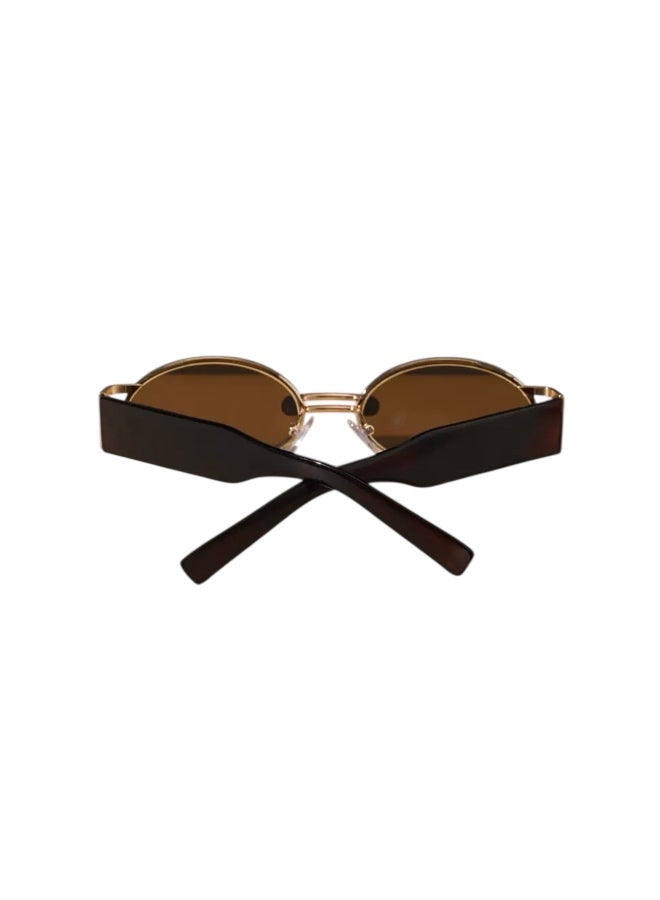 شي إن نظارات شمسية كلاسيكية بتصميم بيضاوي معدني، مناسبة للارتداء الكاجوال - Image 4