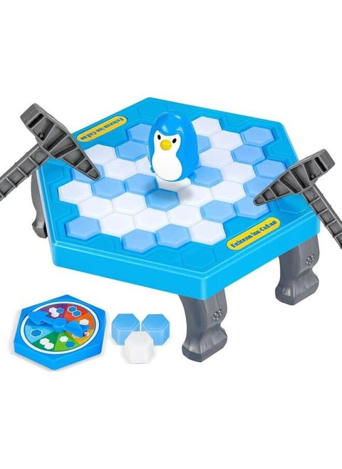 Penguin Ice Rescue Game-SS Breaking Trap Activates Family Party for Kids, Table Knocked Puzzle, Animal, Child
