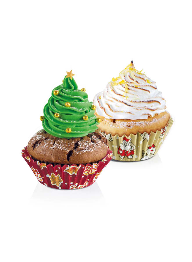 Tescoma Baking Cups 6 Cm 60 Pieces Christmas Delicia - Image 1