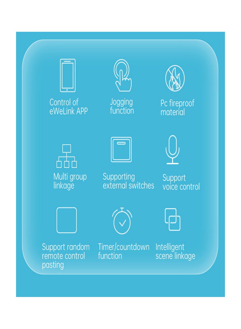 Tuya ZigBee 3.0 Smart Metering On/Off Switch Smart Light Switch Smart Home Automation DIY Circuit Breaker Support Google Home Yandex Alice APP Mobile Control 2 Way AC100-240V 16A - Image 4