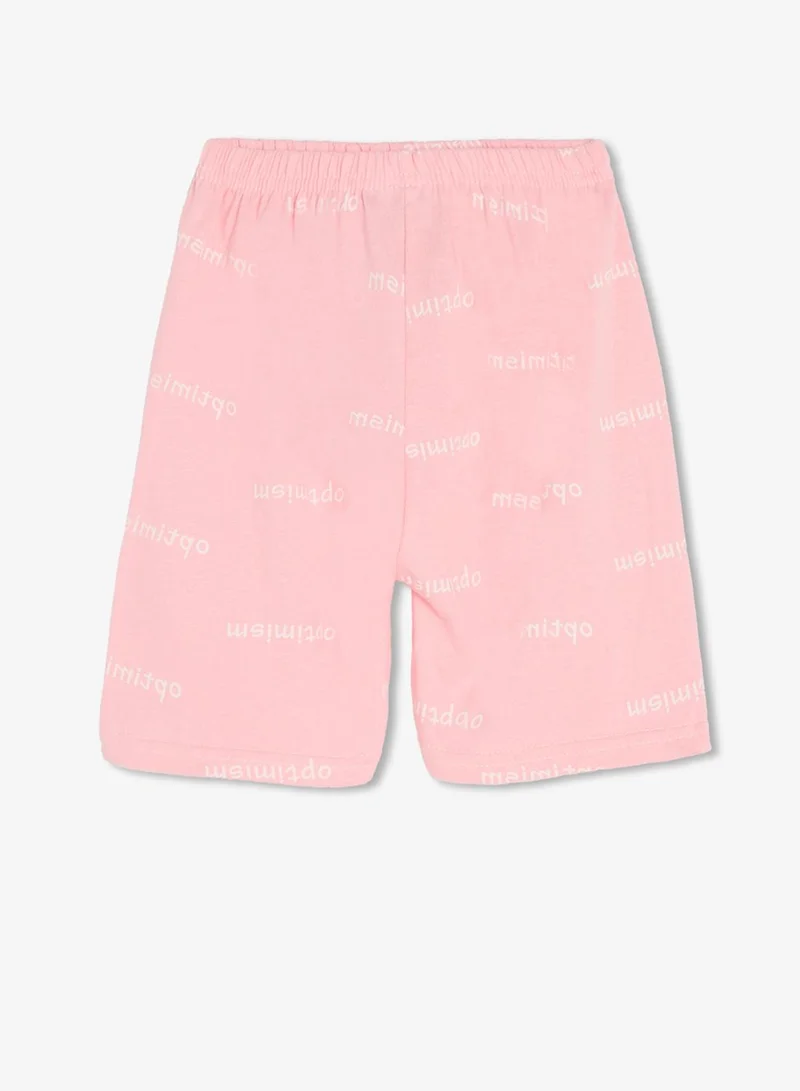 Pinata  Bunny Print Cotton Tshirt and Shorts Set for Women | Best Price UAE