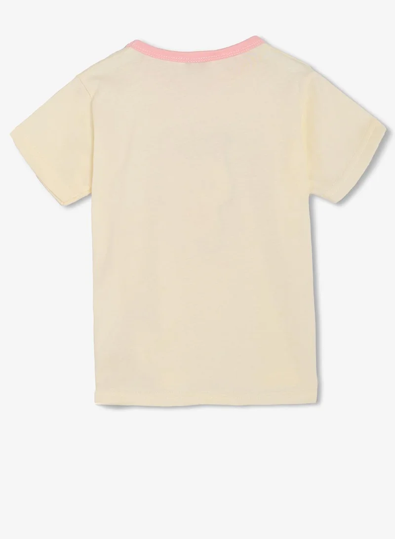 Pinata  Bunny Print Cotton Tshirt and Shorts Set for Women | Best Price UAE