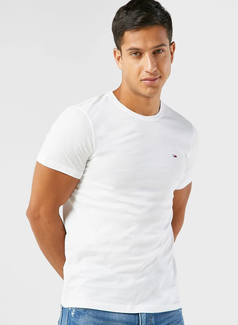 TOMMY JEANS 2 Pack Logo Crew Neck T-Shirt