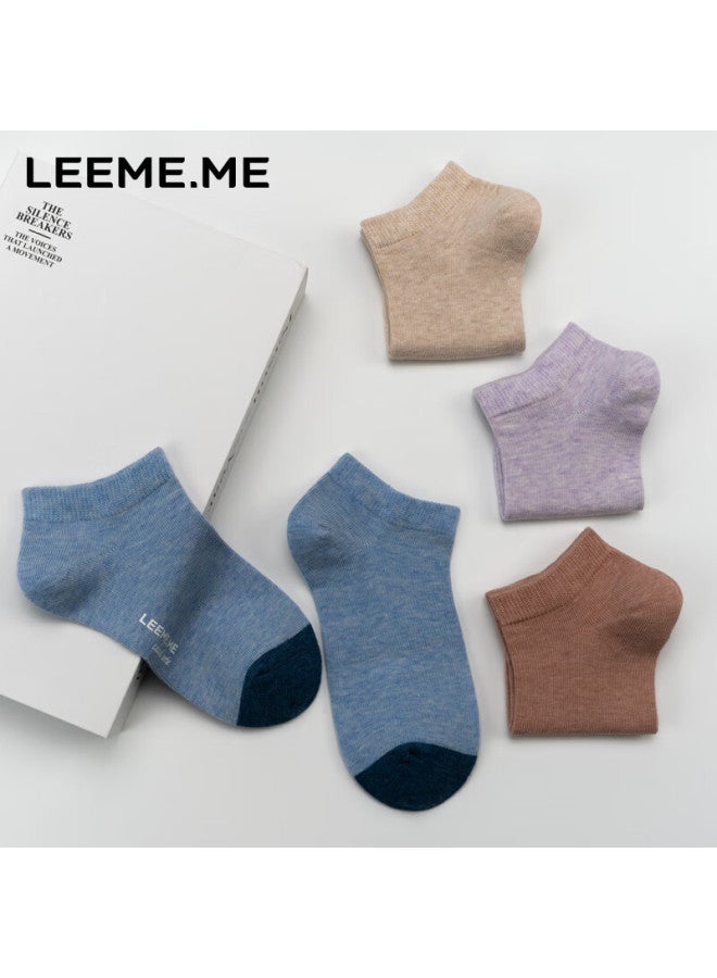 Leeme.me Li Mi Women's Socks, Spring And Summer Boat Socks, Breathable Short Socks, Ladies' Socks, 4 Colors - Image 3