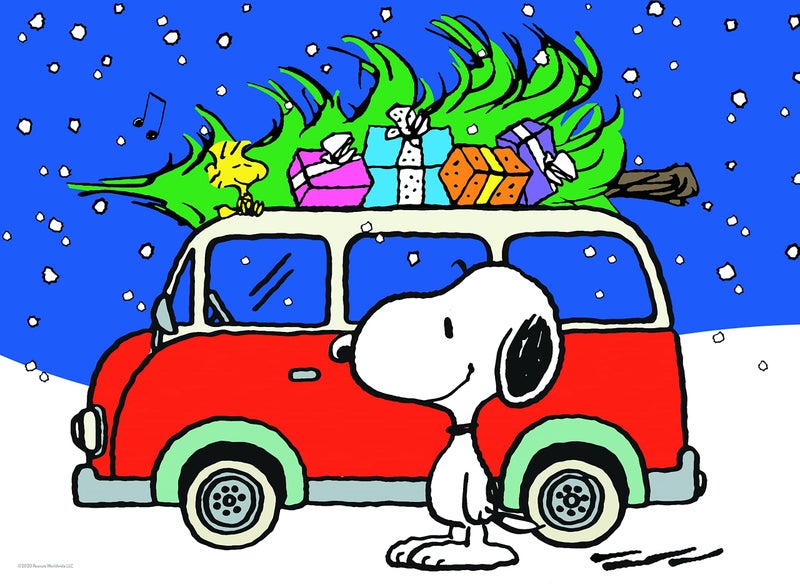 Ceaco Peanuts Peace and Presents Holiday 100 Piece Jigsaw Puzzle - Image 3
