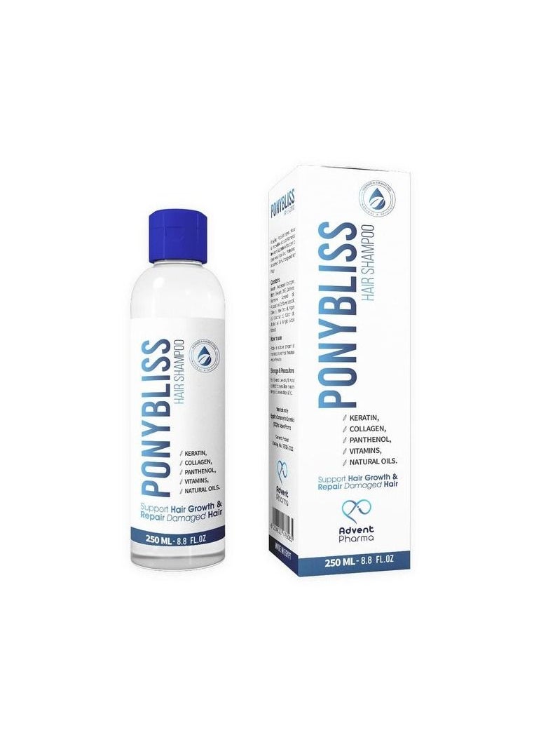 Advent Pharma PONYBLISS Hair Maintenance Shampoo with Natural Ingredients That Are Nourishing Hair Growth. 