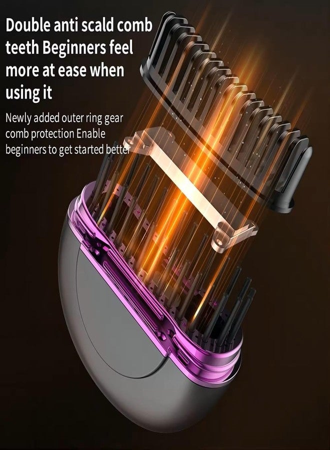 Cloyster Mini Wireless Portable Straightening Brush, Cordless Hair Straightener Comb, 3 Temperature, Fast Heating, Anti-Scalding, Lightweight and Portable, Suitable for Different Hair Types - Image 5