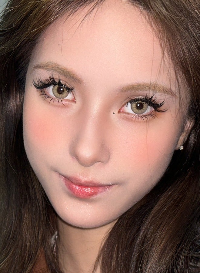 سيدة جديدة عدسات لاصقة ملونة بنية من فريش ليدي للاستخدام السنوي - Image 4