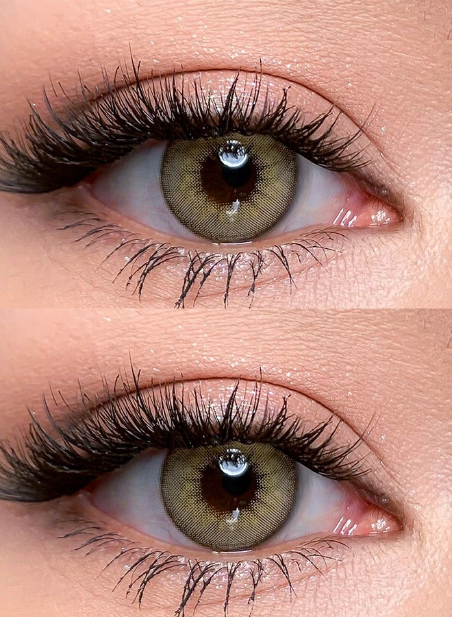 سيدة جديدة عدسات لاصقة ملونة بنية من فريش ليدي للاستخدام السنوي - Image 5