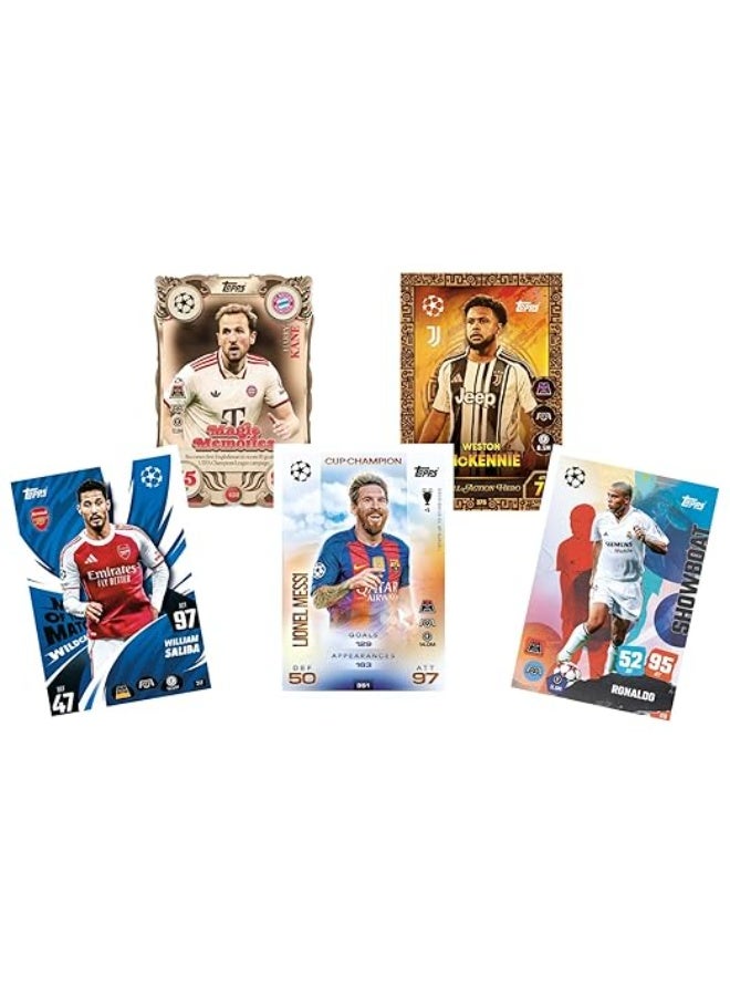 توبس لعبة بطاقات التداول والتجميع Topps UEFA Champions League Match Attax 2025-26 (عبوة متعددة من 12 بطاقة) - Image 2