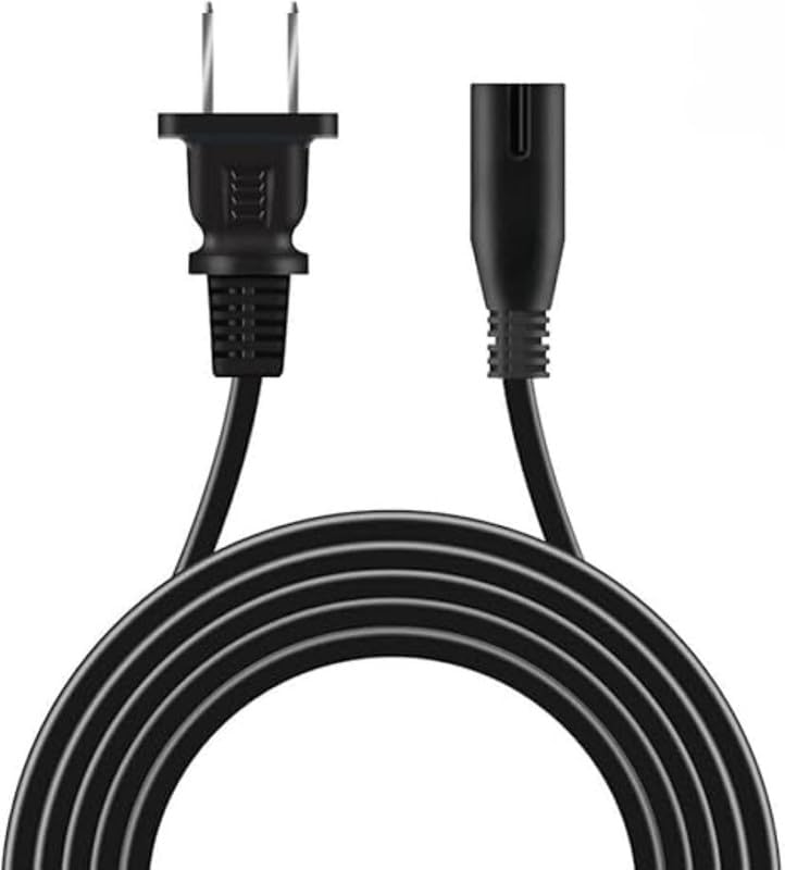 AC Power Cord Cable for DeskJet 2655 270 2722 Printer 2-Prong Wire Lead - Image 1