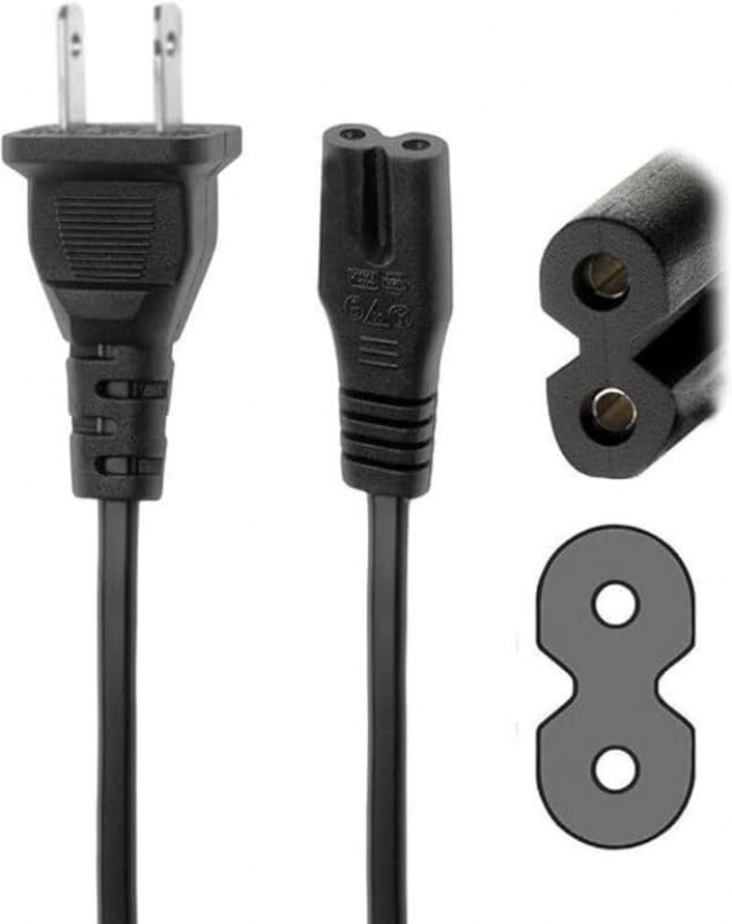 AC Power Cord Cable for DeskJet 2655 270 2722 Printer 2-Prong Wire Lead - Image 3