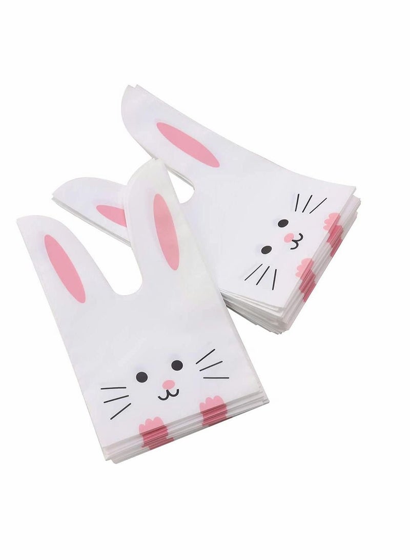 KASTWAVE Candy Bag Gift Bag, Rabbit Shape, Tote Cookie Suitable For Wedding Birthday Party Supplies (100 PCS) - Image 1