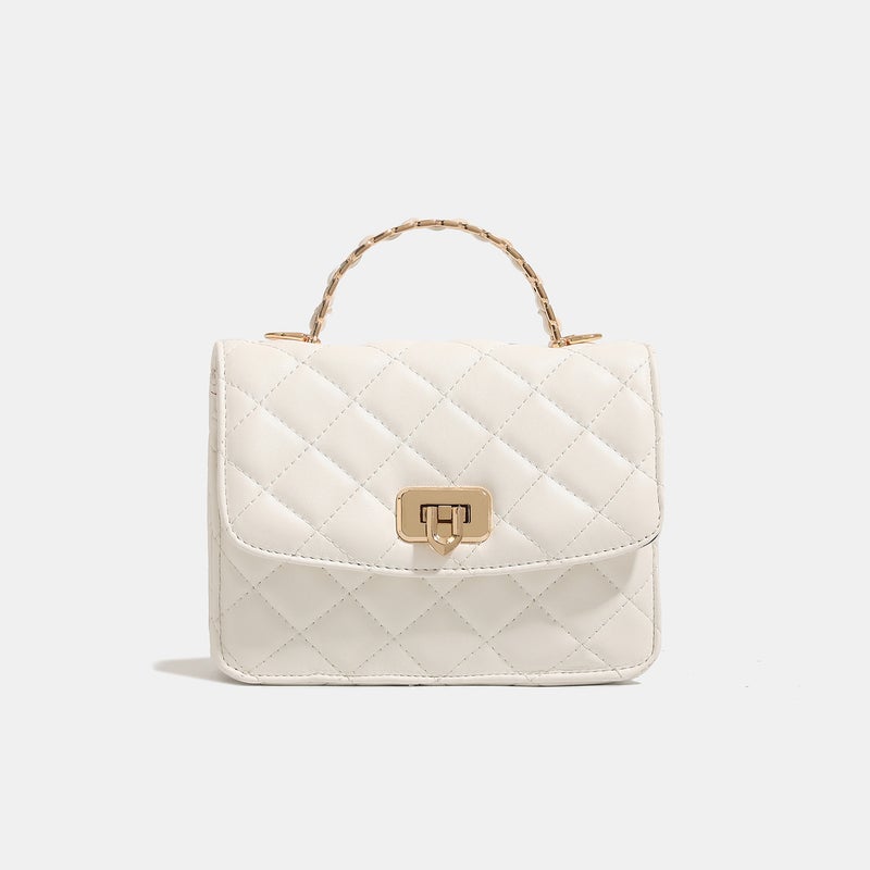 Tweed Style Accessible Luxury Texture Quilted Chain Bag Women'S Bag New Lipstick Small Bag High-End Single Shoulder Crossbody Bag - Image 1