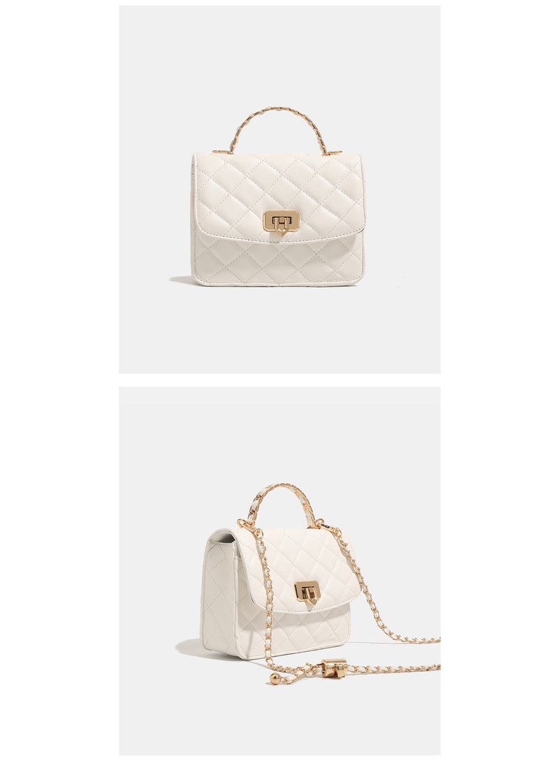 Tweed Style Accessible Luxury Texture Quilted Chain Bag Women'S Bag New Lipstick Small Bag High-End Single Shoulder Crossbody Bag - Image 2