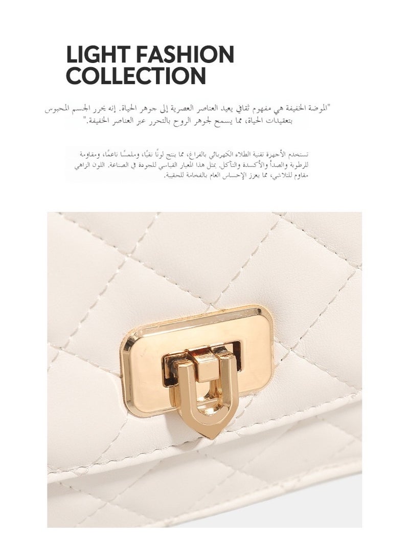 Tweed Style Accessible Luxury Texture Quilted Chain Bag Women'S Bag New Lipstick Small Bag High-End Single Shoulder Crossbody Bag - Image 5