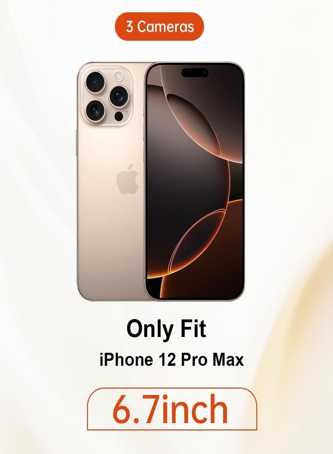 جراب ILFINDYOU لهاتف iPhone 12 Pro Max (حماية فائقة ضد السقوط) - هدية مثالية. غطاء هاتف TPU مقاوم للصدمات بتصميم قنديل البحر - 12 مساءً - Image 2