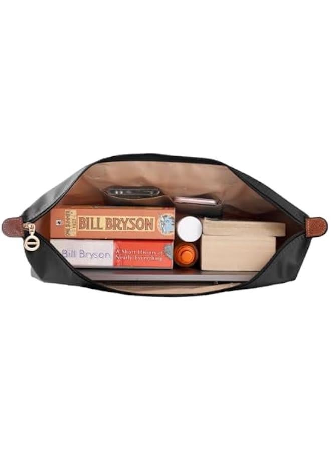 Arabest Waterproof Nylon Tote bag for Women Lightweight Designer Handbag with Zipper Stylish and Durable Purse - Image 4