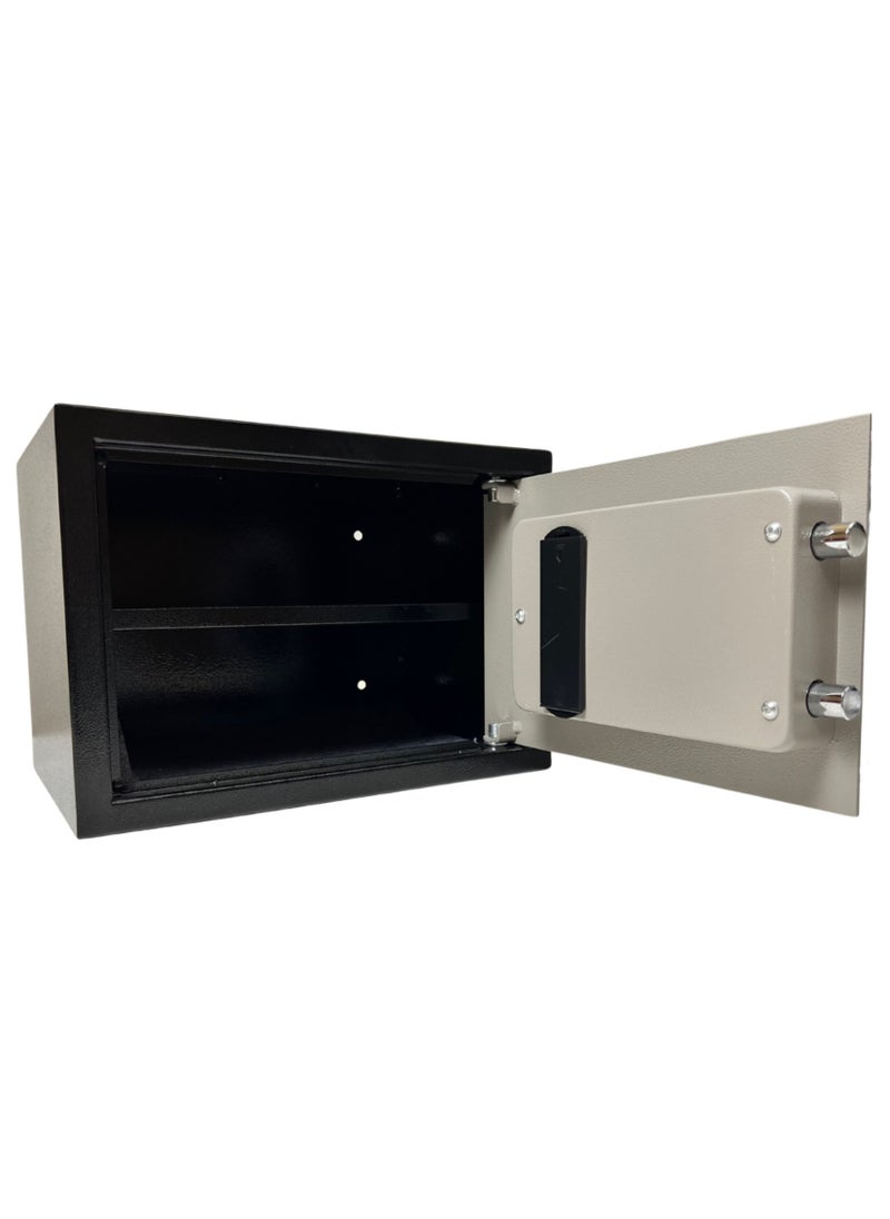 LOTFY GROUP LG Safebox Code- 25NEK- 25*35*25CM- Gray Colour- Home Office Safe Box- Electronic Lock- Key Lock  - Image 4