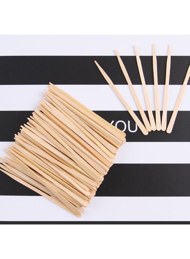 Aneco 800 Pieces Wood Wax Applicator Sticks Wax Spatulas Small Wood Spatulas Applicator for Hair Eyebrow Removal, 2 Style - Image 5