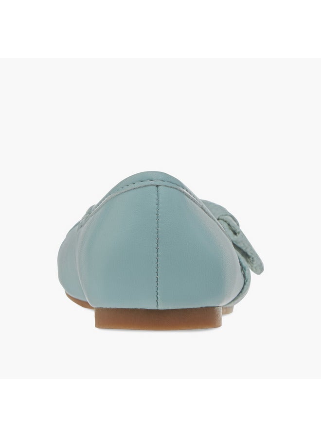 ليتل ميسي حذاء باليرينا بناتي بفيونكة سهلة الارتداء - Image 5