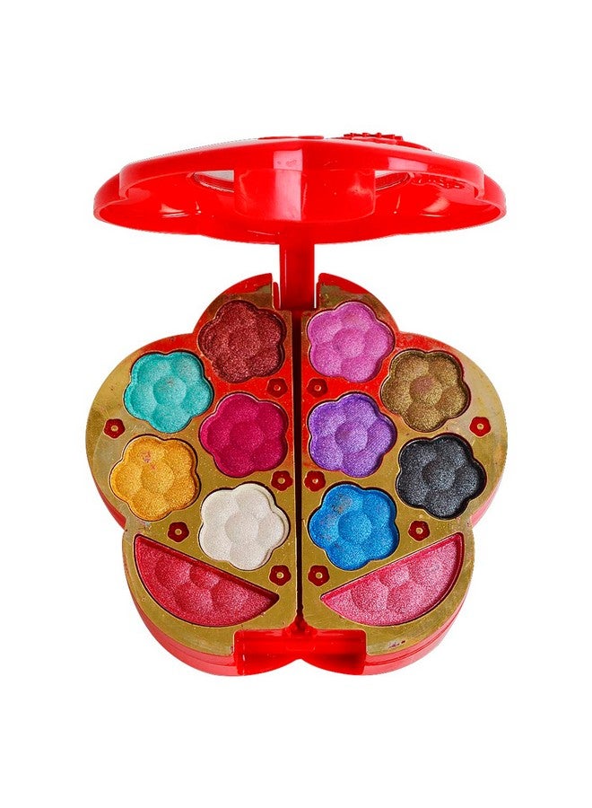 أدبيني مجموعة مكياج جديدة من أدبيني للنساء | 10 ظلال عيون، 2 بودرة مضغوطة، 2 أحمر خدود، 4 ألوان شفاه، 1 مرآة، 1 منفاخ | سهلة الدمج، تدوم طويلاً - Image 4