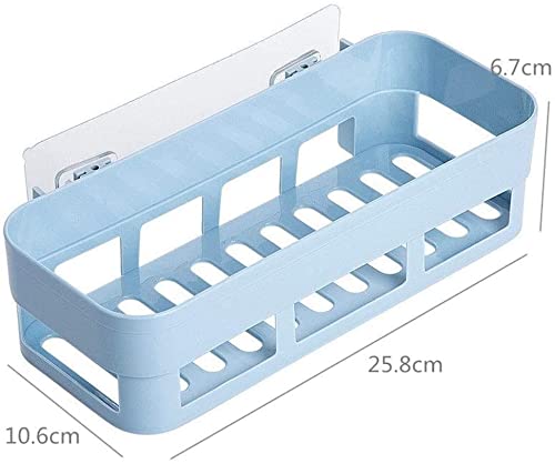 A to Z Enterprise Bathroom Shelf for Wall, Self-Adhesive Bathroom Organiser with Towel Holder, Ideal Bathroom Accessories for Efficient Space Utilisation (1 Shelf White)  - Image 3