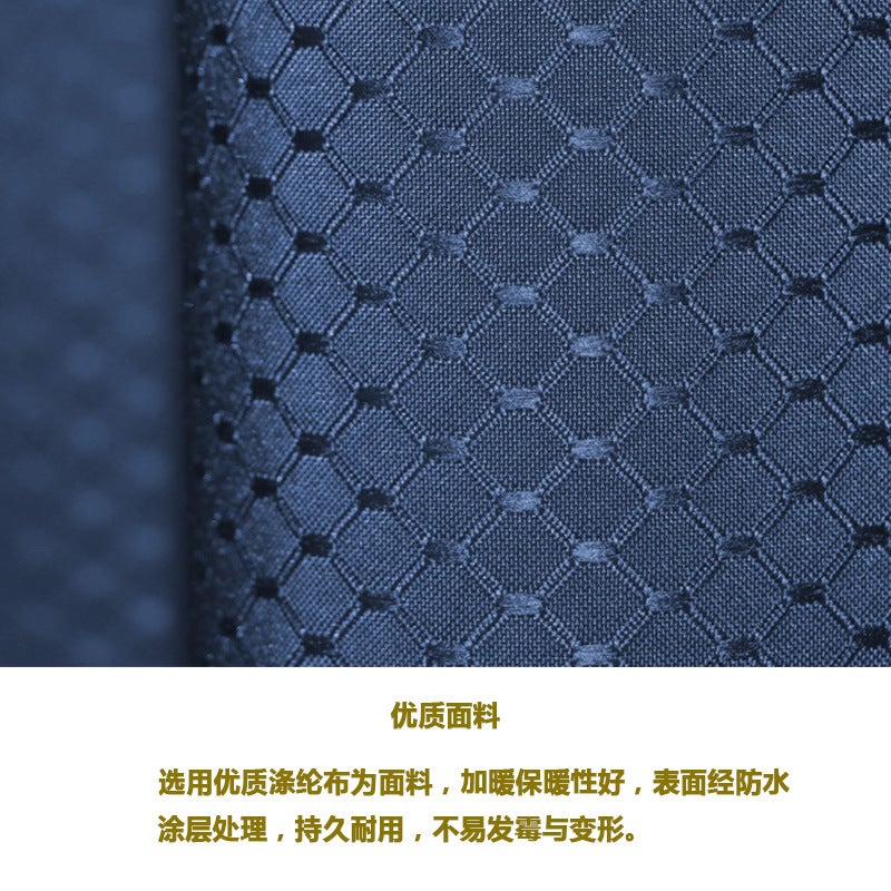 general 190g Thickened Polyester Shower Curtain Waffle Weave Waterproof Bathroom Liner - Image 1