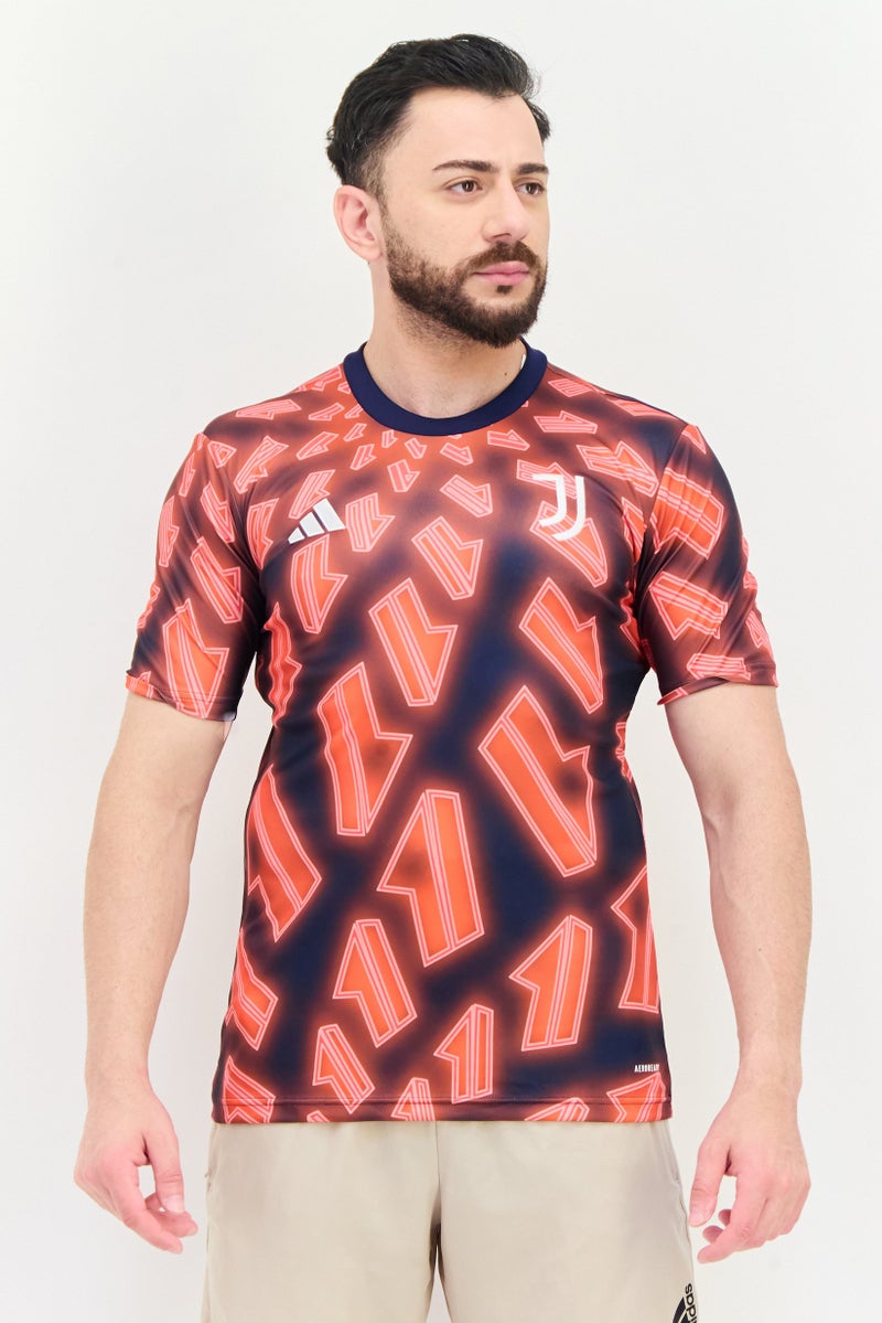 Adidas تي شيرت تدريب قصير الأكمام للرجال، متعدد الألوان - Image 1