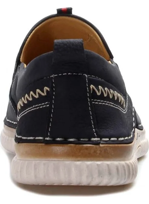 Fast Step Leather Men's Casual Shoes 662MA45